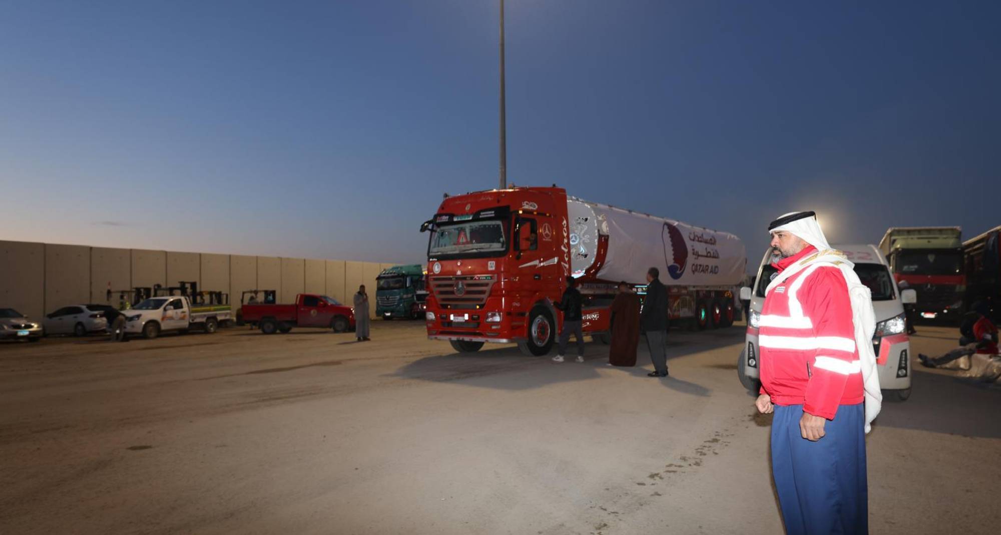 Mohammed Salah Ibrahim-Relief Sector-Gaza Aid-Qatar Red Crescent